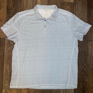 Calvin Klein Gray Short Sleeve Polo Shirt Men’s Size XL